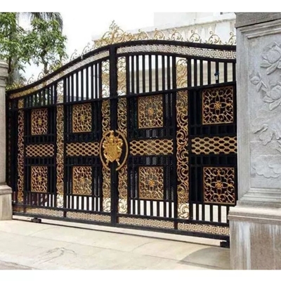Pintu Utama Luar Rumah, Gerbang Besi Tempa Galvanis Desain Baru