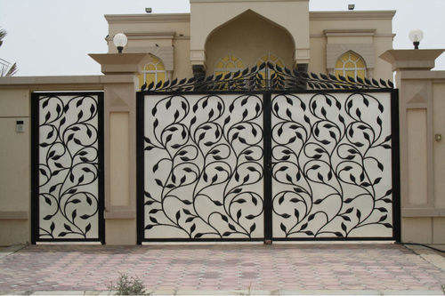 Gerbang Besi Desain Baru Galvanis, Desain Pintu Pipa Besi Modern