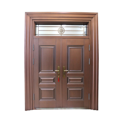Pintu Baja Keamanan Pintu Masuk, Pintu Masuk Eksterior Ganda Desain Modern