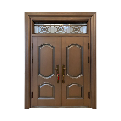 Pintu Baja Keamanan Pintu Masuk, Pintu Masuk Eksterior Ganda Desain Modern