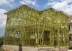 Desain Mewah Prefabricated Security Light Steel Frame House Prefab Villa Apartemen Portable