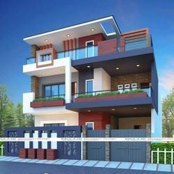 Desain Modern Rangka Baja Ringan Rumah Prefabrikasi Vila Prefab Mewah Dua Lantai