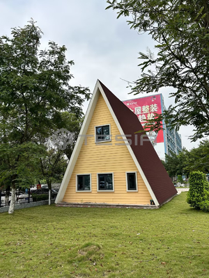 Mudah Dipasang Bangunan Baja Ringan Rumah Prefabrikasi Vila Prefab Modern