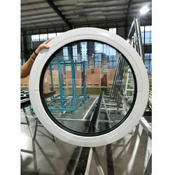 Double Glazed Dengan Badai Dampak Kaca Ayunan Jendela Gambar Gantung Horizontal Aluminium