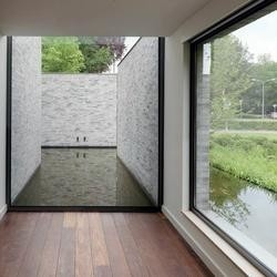 Jendela Panorama Gaya Amerika Dan Pintu Kaca Tempered Aluminium Jendela Gambar Tetap