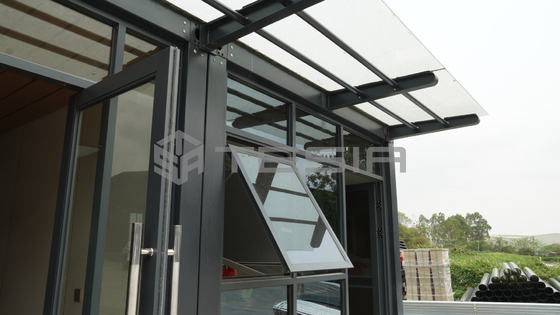 Mewah Siap Pakai 20FT Struktur Baja Ringan Rumah Kontainer Prefab yang Dapat Diperluas