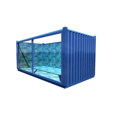 Harga Pabrik Tesia Prefabrikasi Disesuaikan Warna Kolam Renang Kontainer Pengiriman Baja 20ft 40ft