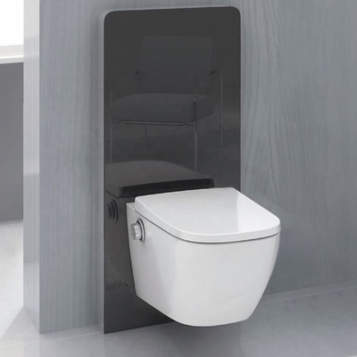 Instalasi Mudah Sanitary Ware Close Stool Round Bowl Warna Putih Heating Toilet