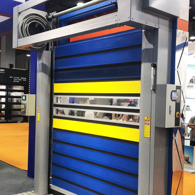 Bahan Paduan Aluminium Rana Rol Berkecepatan Tinggi Dan Pintu Panel Keras Warna Disesuaikan dengan Insulasi Busa