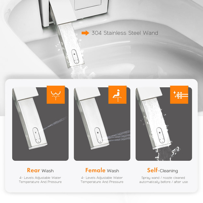 Modern High-End Kamar Mandi Otomatis Sanitary Wares Toilet Cerdas Cerdas Lantai