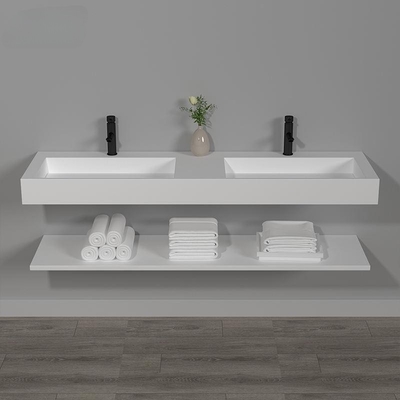 Wastafel Desain Italia Baru Warna Putih Sanitary Ware Wastafel Wastafel Kamar Mandi Ganda