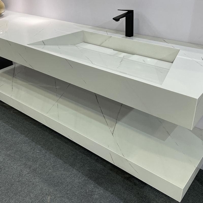 Wastafel Desain Italia Baru Warna Putih Sanitary Ware Wastafel Wastafel Kamar Mandi Ganda