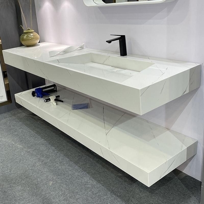 Wastafel Desain Italia Baru Warna Putih Sanitary Ware Wastafel Wastafel Kamar Mandi Ganda