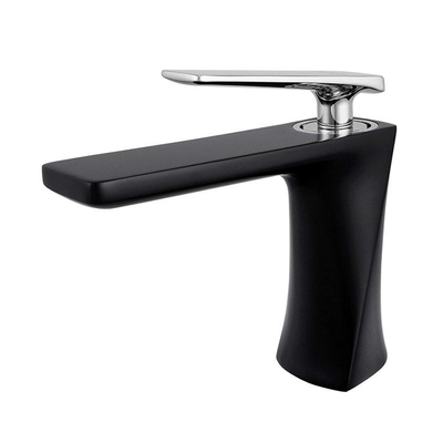 Faucet Mixer Sanitary Ware Warna Emas Single Handle Water Basin Wastafel Keran untuk Kamar Mandi