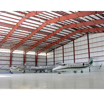 Bangunan Struktur Baja Prefab Modern Gudang Lokakarya Hangar Pesawat dan Rumah Kantor