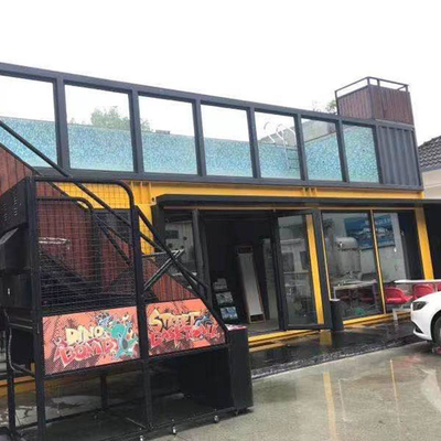 Ruang Struktur Baja Luar 20FT 40FT Kolam Renang Kontainer Prefabrikasi