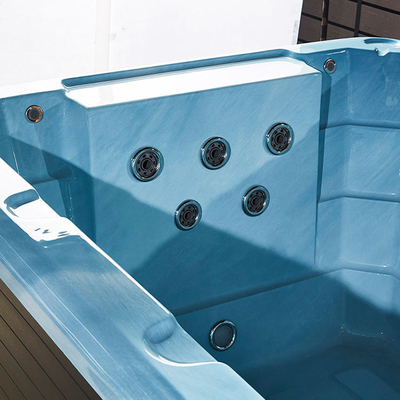 Musim Panas Prefabrikasi Kontainer Kolam Renang Outdoor Spa Pijat Dengan Menikmati Terbaik