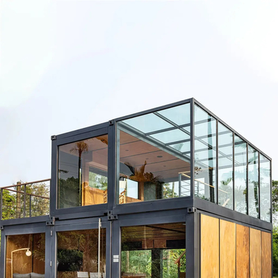 Rumah Kontainer Prefab Rentang Lipat_40ft Lipat Kontainer Hidup Kabin Kontainer Lipat Rumah