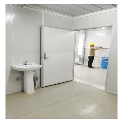 Luxury Disesuaikan Warna Dan Kaca Portable 20FT 40FT Prefab Flat Pack Container House Dengan Harga Pabrik