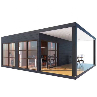 Luxury Disesuaikan Warna Dan Kaca Portable 20FT 40FT Prefab Flat Pack Container House Dengan Harga Pabrik