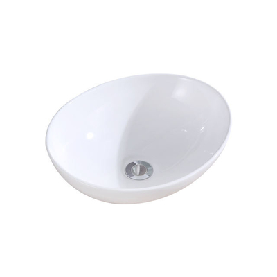 White Vessel Sink Table Top Bathroom Keramik Barang Saniter Seni Baskom Cuci