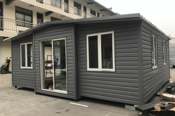 Gaya Australia Prefabrikasi Kontainer Expandable Rumah Modular Lipat Rumah Prefab