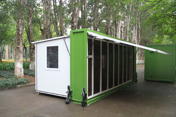 20FT Rumah Kontainer Prefabrikasi yang Dapat Diekskresikan Rumah Kontainer Folding
