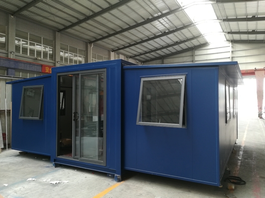 20FT Rumah Kontainer Prefabrikasi yang Dapat Diekskresikan Rumah Kontainer Folding