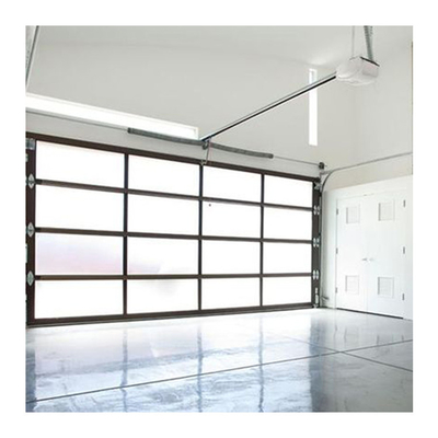 Pintu Garasi Aluminium Kaca Bagian Industri Lebar 6000-7000mm