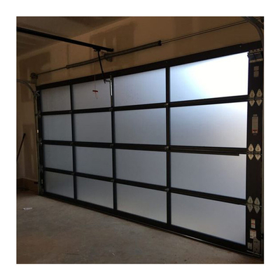 Pintu Garasi Aluminium Kaca Bagian Industri Lebar 6000-7000mm