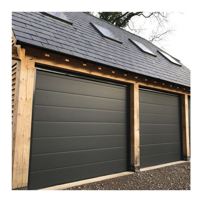 Pintu Garasi Aluminium Kaca Bagian Industri Lebar 6000-7000mm