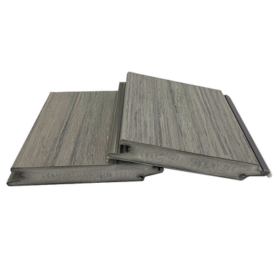 18mm Matt Plastic Wood Grain Flooring UV Resistant PVC Composite Decking