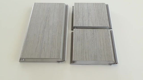 18mm Matt Plastic Wood Grain Flooring UV Resistant PVC Composite Decking