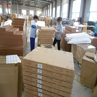 60*45*45cm Plywood Hotel Kamar Mandi Vanity Cabinet Dengan Kastor