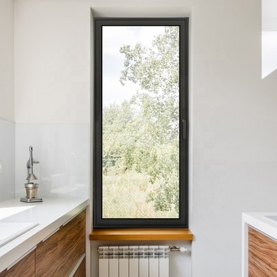 Balkon Termal Rusak Aluminium Double Glazed Windows Powder Coating