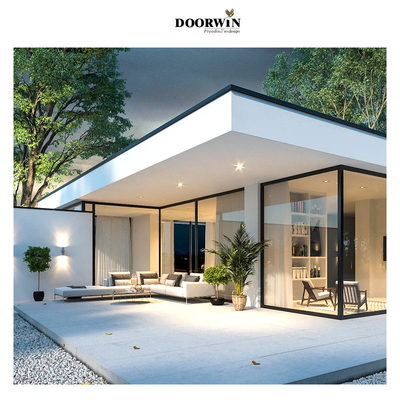 Balkon Termal Rusak Aluminium Double Glazed Windows Powder Coating