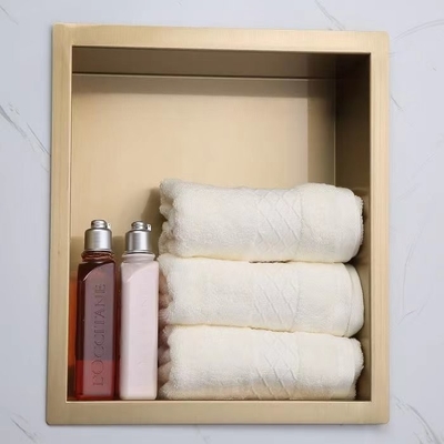 12in Lebar Rectangle Chrome Niche Lemari Kamar Mandi Untuk Kesombongan