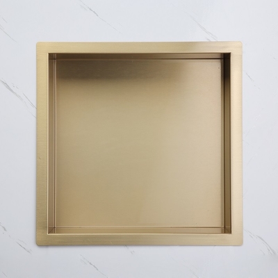 12in Lebar Rectangle Chrome Niche Lemari Kamar Mandi Untuk Kesombongan