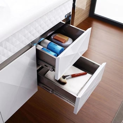 304 Stainless Steel Lemari Kamar Mandi yang Disesuaikan Lemari Cermin Obat Mewah