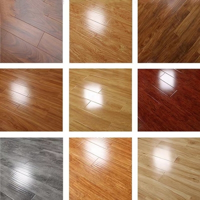 Multicolor 8mm 12mm Tahan Air Laminasi Lantai AC2-Ac5 Tahan Abrasi