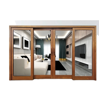CE Horizontal Double Glass Sliding Aluminium Windows Dan Pintu Dengan Grill