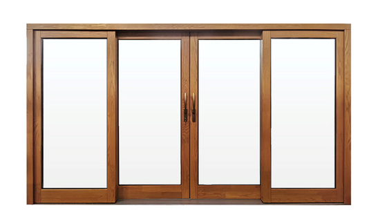 CE Horizontal Double Glass Sliding Aluminium Windows Dan Pintu Dengan Grill