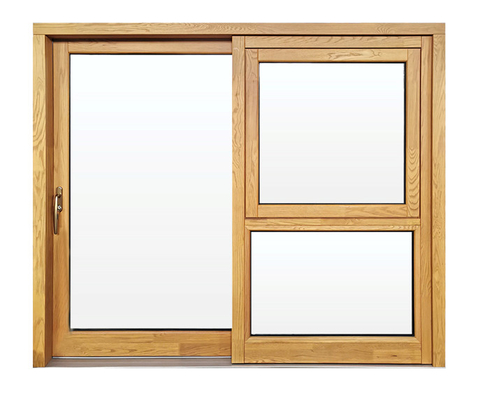 CE Horizontal Double Glass Sliding Aluminium Windows Dan Pintu Dengan Grill