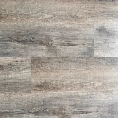 Asap Abu-abu 4mm 5mm 6mm PVC SPC Lantai Tahan Air Butir Kayu Klik Lantai Papan Vinyl