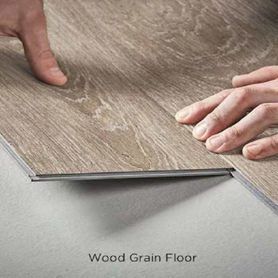 Bantalan Beban Tinggi Lantai Butir Kayu Spc Klik Kunci Lantai Vinyl