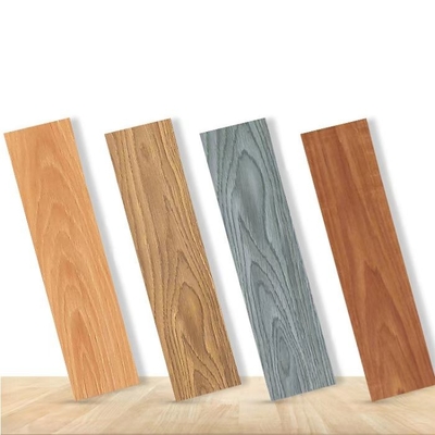 1.5mm Sampai 5.0mm Tebal Butir Kayu Mewah Vinyl Tile LVT SPC PVC Vinyl Flooring