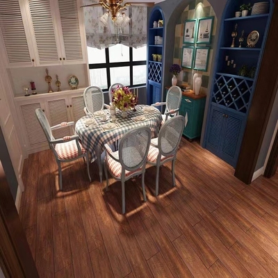 1.5mm Sampai 5.0mm Tebal Butir Kayu Mewah Vinyl Tile LVT SPC PVC Vinyl Flooring