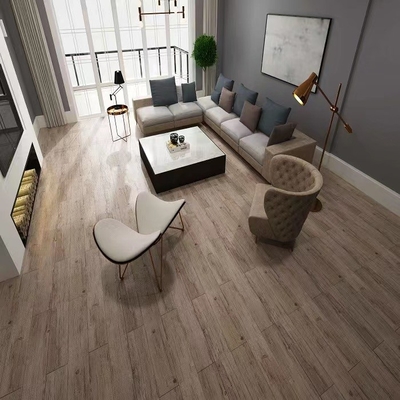 1.5mm Sampai 5.0mm Tebal Butir Kayu Mewah Vinyl Tile LVT SPC PVC Vinyl Flooring