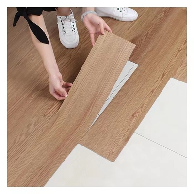 Slip Bukti Kupas Dan Tongkat Papan Kayu Ubin Lantai Vinyl Perekat Diri 6x36 ''