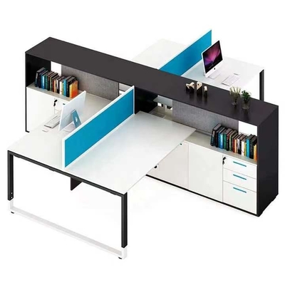 Partisi Workstation Kantor Modular Modern 2 4 6 Meja Kursi Panel Privasi